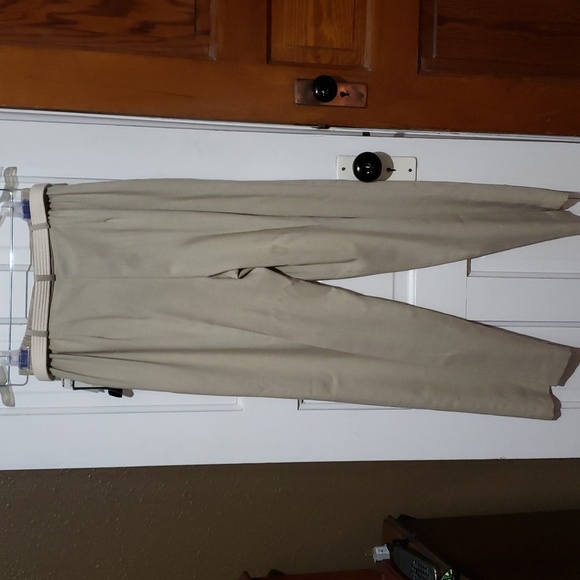 NWT Vintage Linen Blend Slacks Pants - Picture 3 of 4